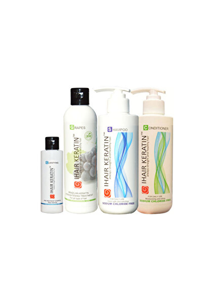 Ihair Keratin Kit complet tratament keratină Struguri Ihair Keratin 250 ml