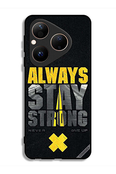 Covernex غطاء حماية لهاتف هواوي بيورا 80، كن قويًا دائمًا ولا تستسلم أبدًا