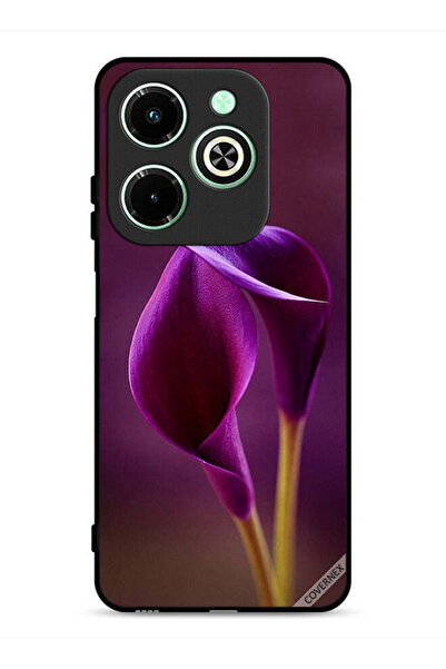 Covernex غطاء حماية لهاتف Infinix Hot 40i 4G بنقشة زهرتين جميلتين