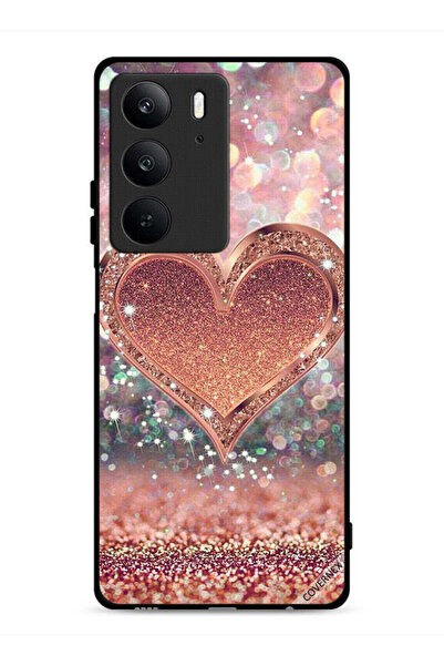 Covernex غطاء حماية لهاتف Realme C75 4G بنقشة قلب لامعة