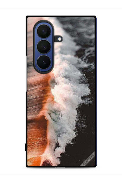 Covernex غطاء حماية لهاتف Samsung Galaxy Z Fold7 بتصميم موجة مياه البحر