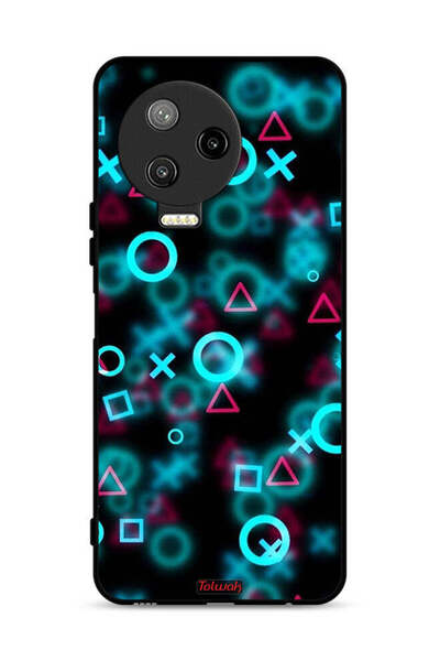 Tolwak غطاء حماية لهاتف Infinix Note 12 Pro 4G برسومات أيقونات لعبة الحبار ال...