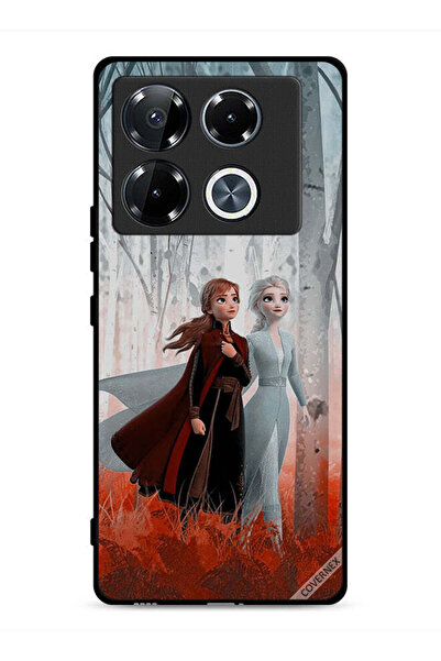 Covernex غطاء حماية لهاتف Infinix Note 40 Pro 5G بنقشة Frozen Sisters