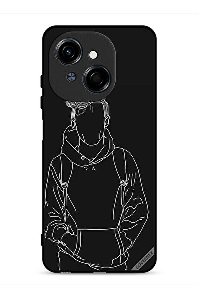 Covernex غطاء حماية لهاتف تكنو سبارك جو 1 إس 4 جي، رسم لشخصية جاكيت بوي