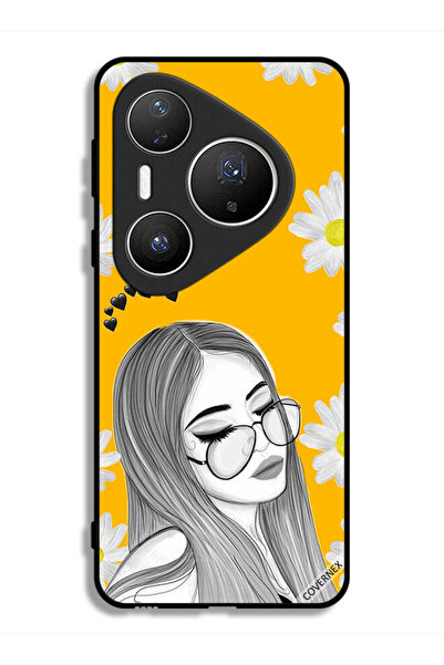 Covernex غطاء حماية لهاتف هواوي بيورا 80 برو بلس، تصميم فن الفتاة
