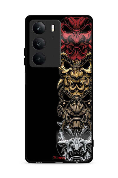 Tolwak غطاء حماية لهاتف Realme C75 4G مع رسومات فنية للرؤوس