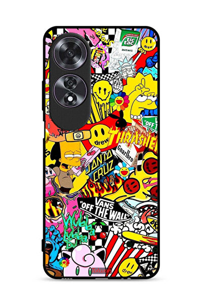Tolwak غطاء حماية لهاتف Oppo A60 Off The Wall