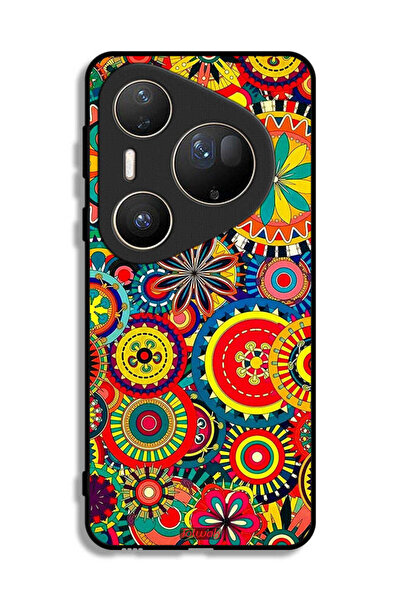 Tolwak غطاء حماية فائق لهاتف هواوي بيورا 80 بنمط ماندالا ملون