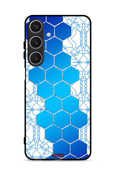 Tolwak غطاء حماية لهاتف سامسونج جالاكسي A26 بأيقونات سداسية الشكل على شكل خلي...