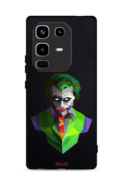 Tolwak غطاء حماية لهاتف Infinix Note 50 Pro 4G بطبعة فن تجريدي للجوكر