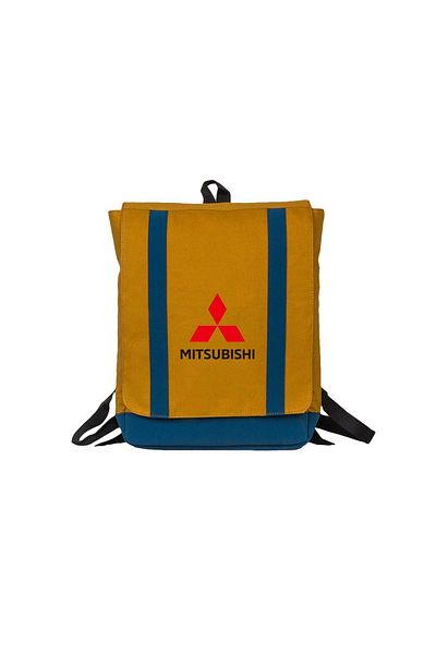 Z zepplin Mitsubishi Logo Yellow Backpack