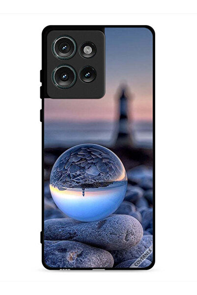 Covernex غطاء حماية لهاتف موتورولا إيدج 50، تصوير رائع للطبيعة في زجاج دائري