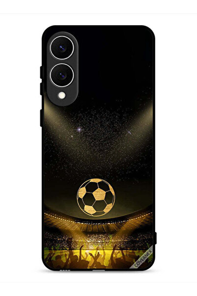 Covernex غطاء حماية لهاتف Samsung Galaxy S25 Edge، أسود، بخلفية فيلم كرة قدم ...