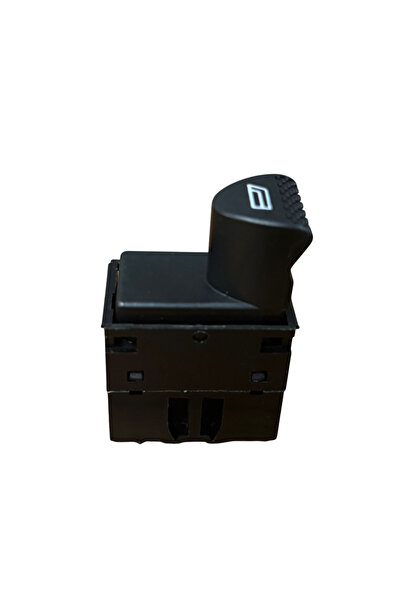 PMX Albea Sol Cam Düğmesi Siyah Soket