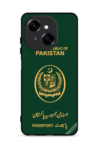 Covernex غطاء حماية لهاتف تكنو سبارك جو 1 4G بنمط جواز سفر باكستاني