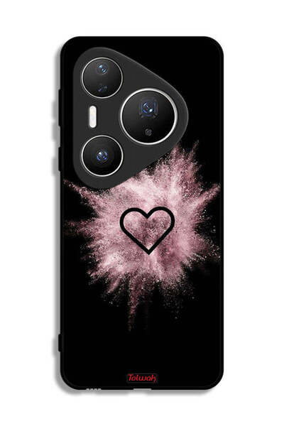 Tolwak غطاء حماية لهاتف هواوي بيورا 80 برو بلس بتصميم قلب لامع