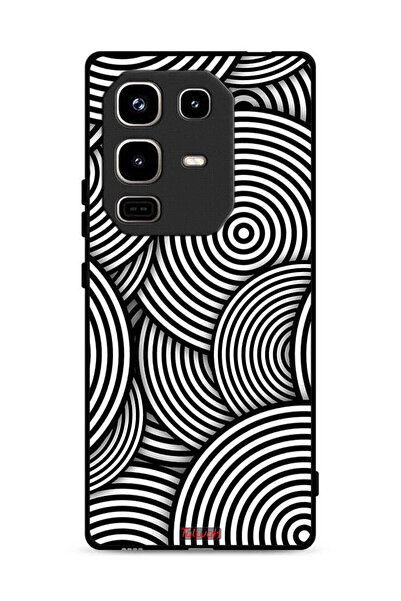 Tolwak غطاء حماية لهاتف Infinix Note 50 Pro 4G بنمط دوائر وهمية