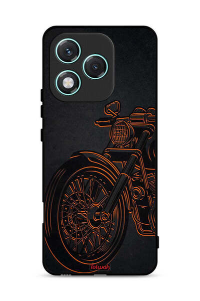 Tolwak غطاء حماية لهاتف Honor 400 Lite بتصميم دراجة كلاسيكية