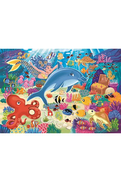 Ocean Undersea Fun Puzzle 30 pieces Clementoni