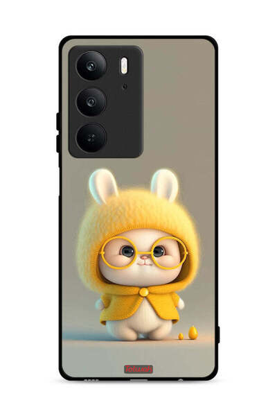 Tolwak غطاء حماية لهاتف Realme C75 4G بتصميم أرنب صغير