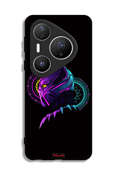 Tolwak غطاء حماية لهاتف هواوي بيورا 80 برو بلس، رسم فني رقمي بسيط عالي الدقة