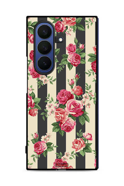 Tolwak غطاء حماية لهاتف سامسونج جالاكسي زد فولد 7 بنقشة الورود