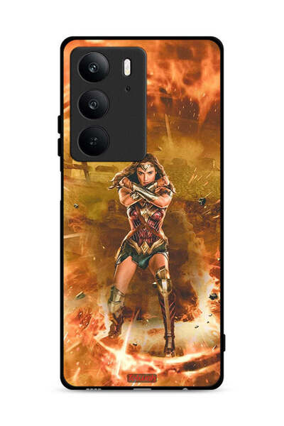 Tolwak غطاء حماية لهاتف Realme C75 4G بتصميم Wonder Women