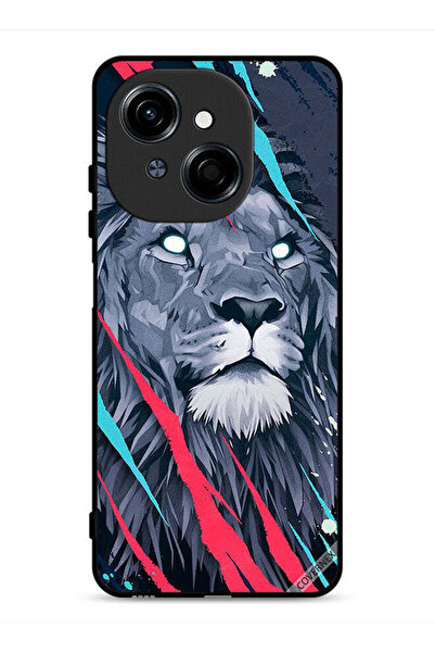 Covernex غطاء حماية لهاتف تكنو سبارك جو 1 إس 4 جي برسومات الأسد الملك