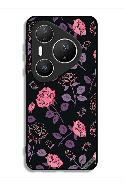 Covernex غطاء حماية لهاتف هواوي بيورا 80 برو بلس، زهور الباستيل القوطية