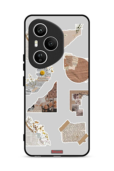 Tolwak غطاء حماية لهاتف Honor 400 Pro مصنوع من قطع من الملصقات الورقية