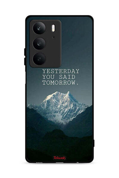 Tolwak غطاء حماية لهاتف Realme C75 4G "بالأمس قلت غدًا"