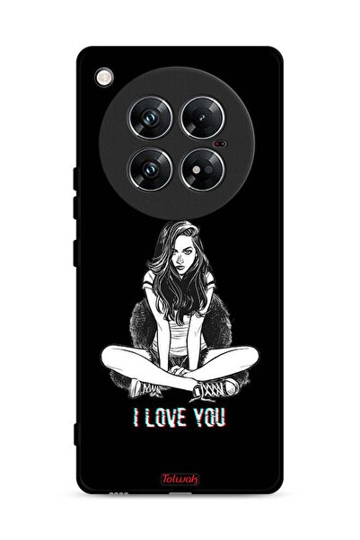 Tolwak غطاء حماية لهاتف Infinix Zero 40 برسومات "أحبك"