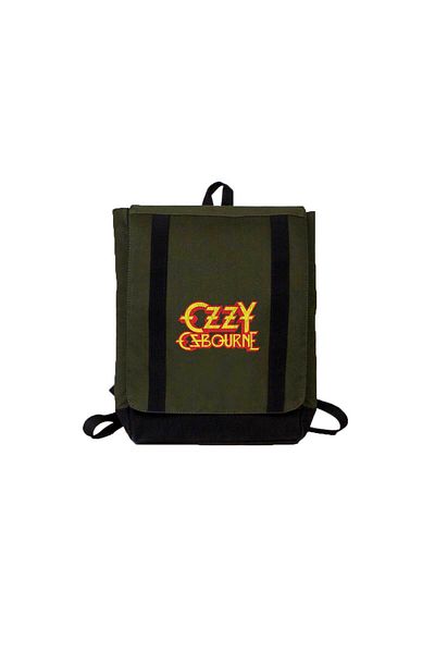 Z zepplin Ozzy Osbourne Green Backpack