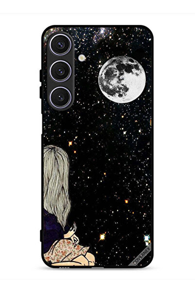 Covernex Samsung Galaxy A26 Protective Case Cover Looking To Moon