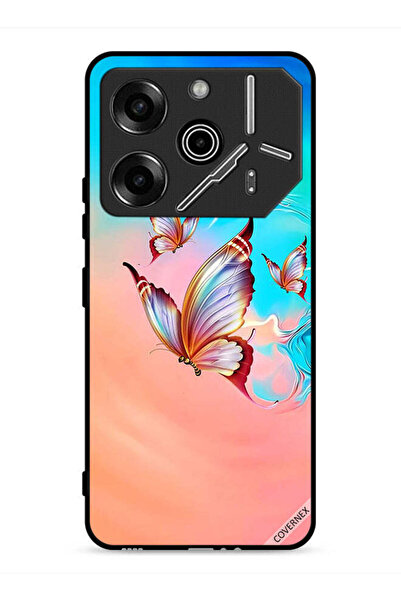 Covernex Tecno Pova 6 Pro 5G Protective Case Cover Butterflies Flying Over Pa...
