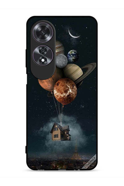 Covernex غطاء حماية لهاتف Oppo A60 بتصميم Balloon Planets Takes Home