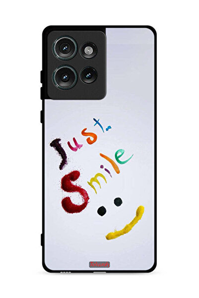 Tolwak غطاء حماية لهاتف موتورولا إيدج 50 - ابتسامة فقط