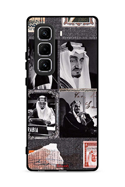 Tolwak غطاء حماية لهاتف إنفينيكس هوت ٥٠ برو ٤ جي، ملصق الملك فيصل العتيق