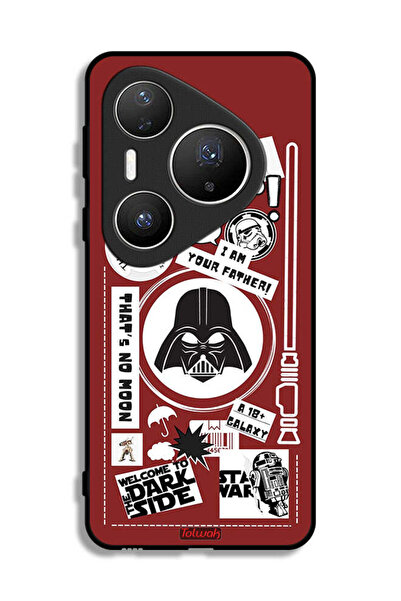 Tolwak غطاء حماية هواوي بيورا 80 برو - ملصق "مرحبًا بكم في الجانب المظلم"