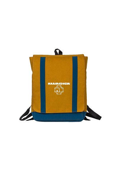 Z zepplin Rammstein Logo 2 Yellow Backpack