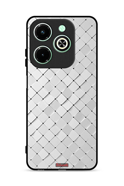 Tolwak غطاء حماية لهاتف Infinix Hot 40i 4G بنقشة بلاط