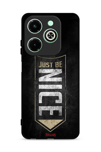 Tolwak غطاء حماية لهاتف Infinix Hot 40i 4G "فقط كن لطيفًا"