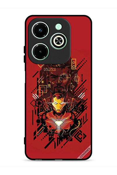 Covernex غطاء حماية لهاتف Infinix Hot 40i 4G برسومات الرجل الحديدي