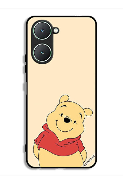 Covernex غطاء حماية لهاتف Vivo Y18i 4G بتصميم الدب في وضع السعادة