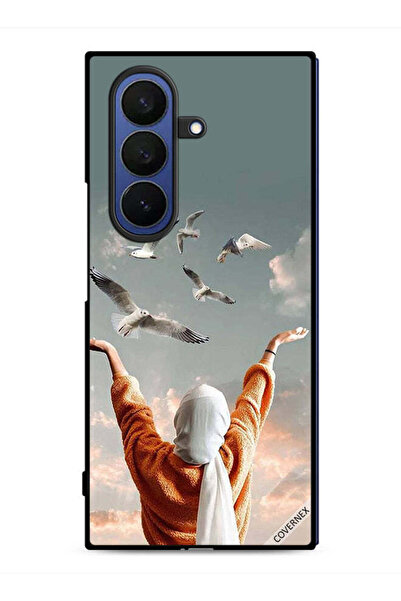 Covernex غطاء حماية لهاتف Samsung Galaxy Z Fold7 بطبعة طيور طائرة