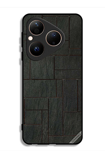 Covernex غطاء حماية لهاتف هواوي بيورا 80 بنقشة حائط حجرية