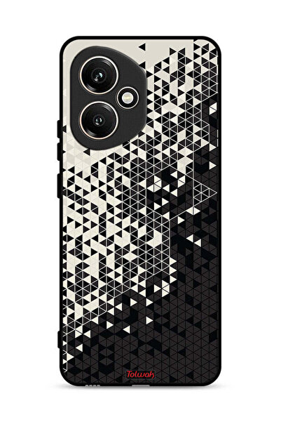 Tolwak غطاء حماية لهاتف Honor 400 بنمط مثلث فني رقمي