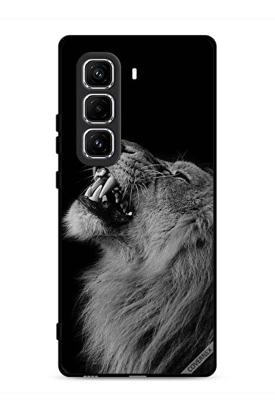 Covernex غطاء حماية لهاتف Infinix Hot 50 Pro 4G بطبعة الأسد المبهج