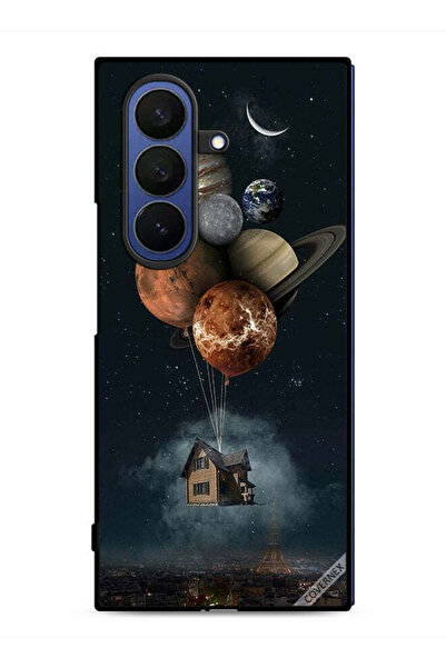 Covernex غطاء حماية لهاتف Samsung Galaxy Z Fold7 بتصميم Balloon Planets Takes...