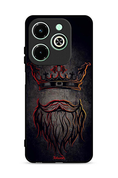 Tolwak غطاء حماية لهاتف Infinix Hot 40i 4G بتصميم King Artwork